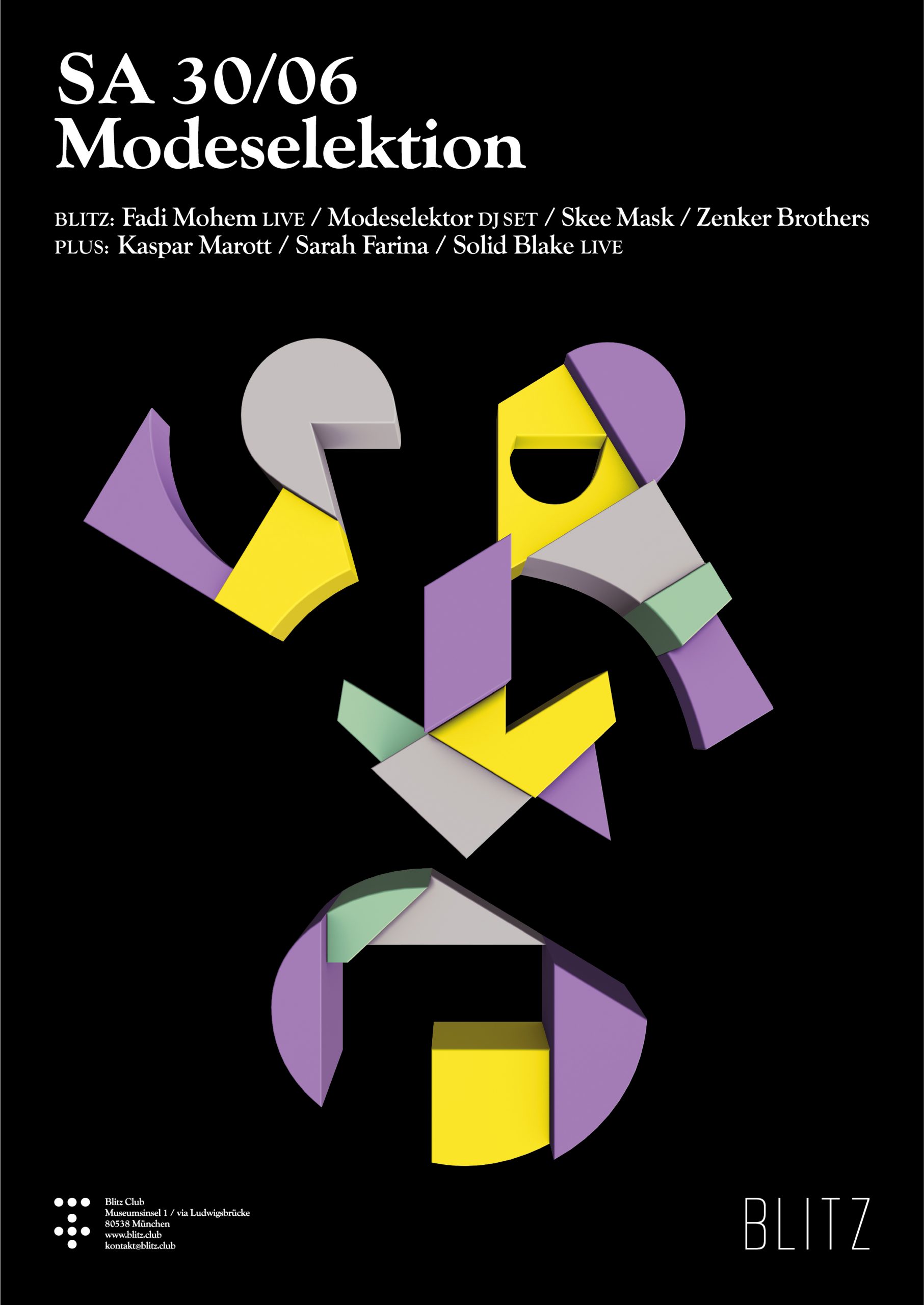 Modeselektion Munich Blitz