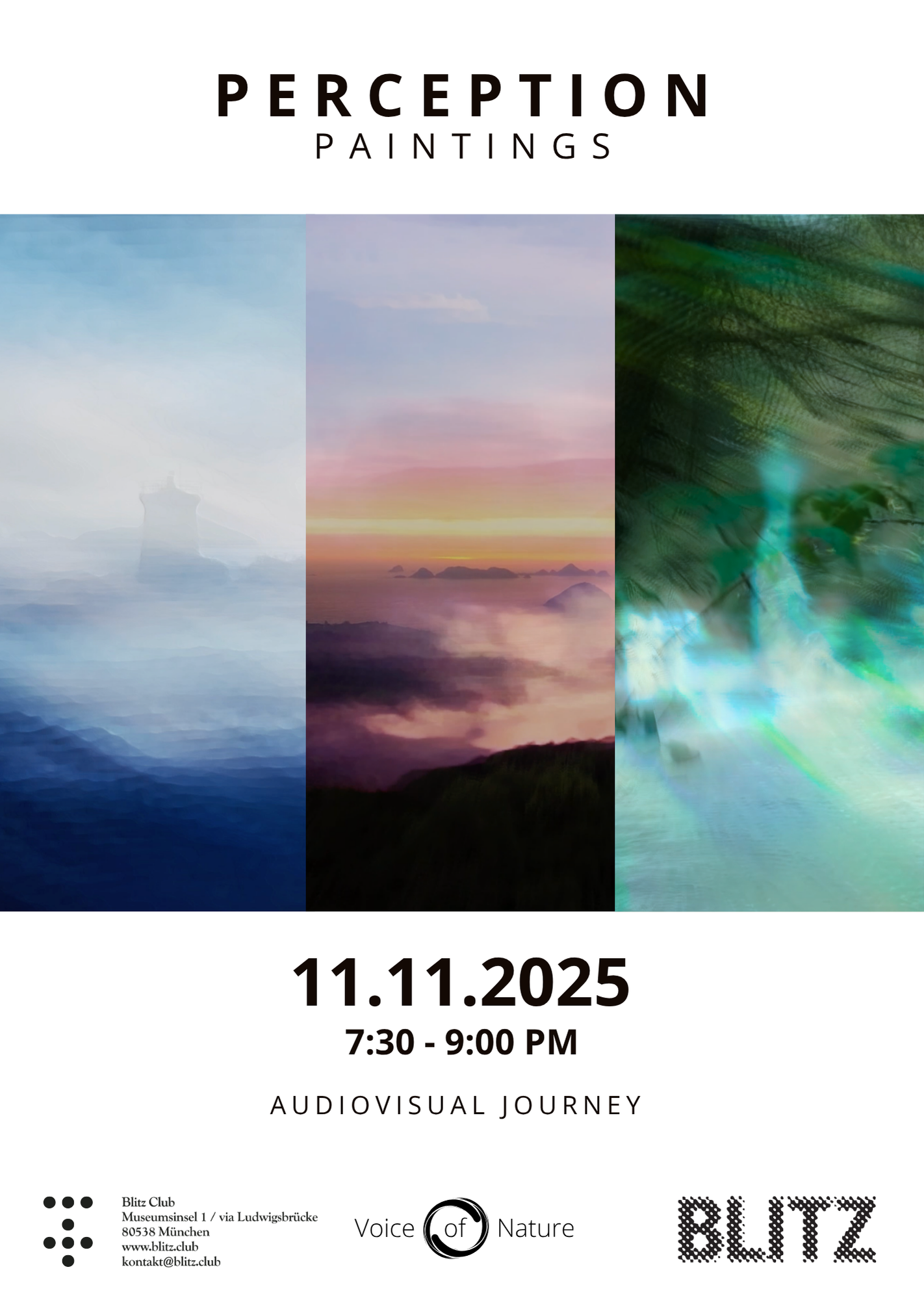 Perception : Paintings [Doors 19:00 / Event 19:30-21:00 / SOLD OUT] – Blitz